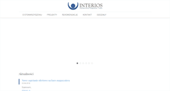 Desktop Screenshot of interios.org.pl