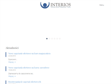 Tablet Screenshot of interios.org.pl